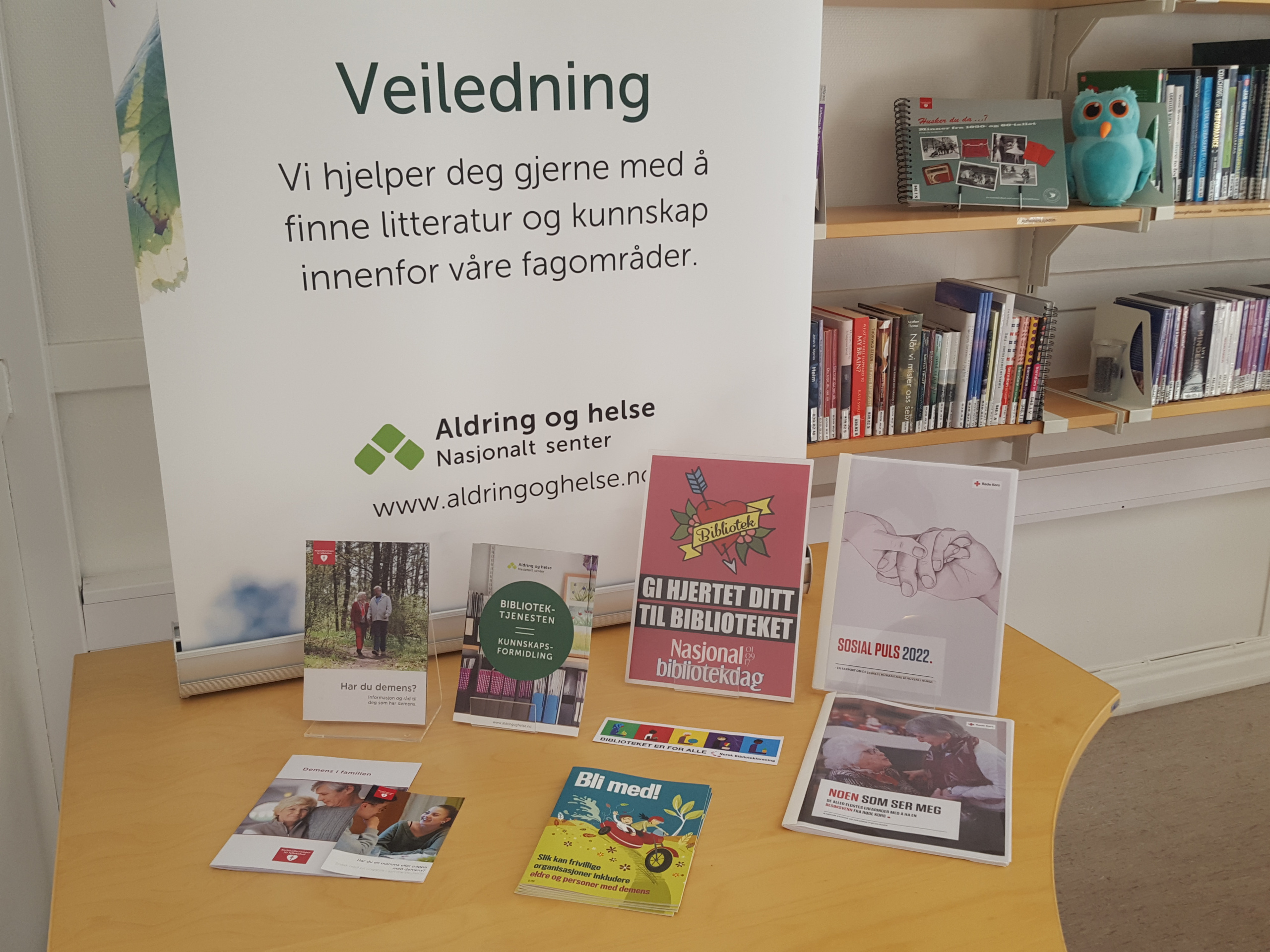 Utstilling i biblioteket