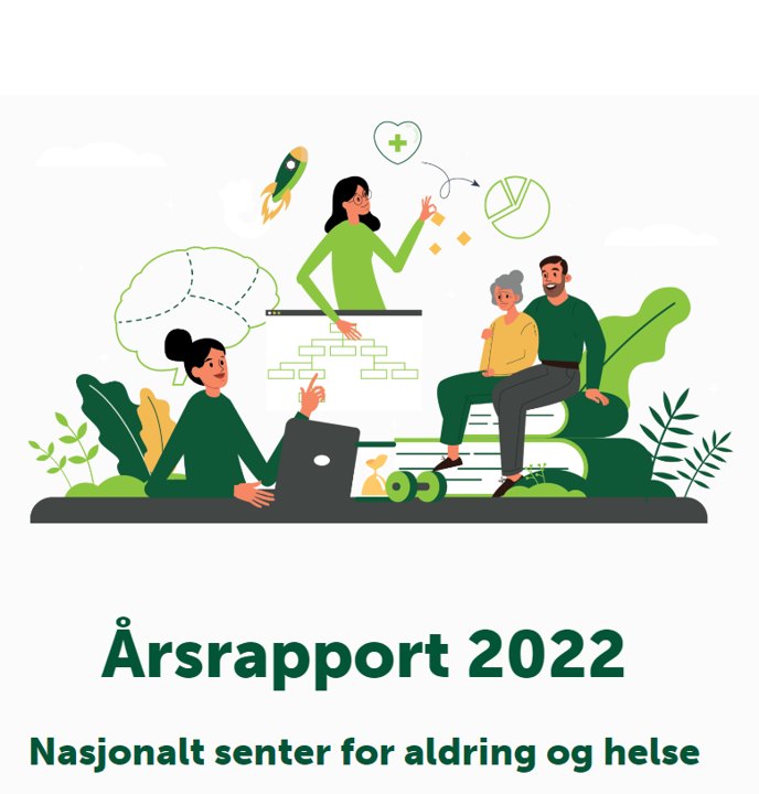 Forsidebilde årsrapport 2022. Illustrasjon.