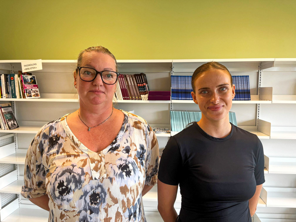 Merethe og Renate. Studenter. Foto.