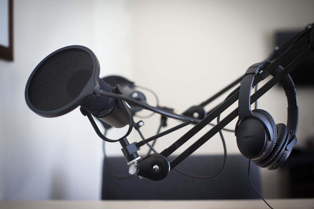 Podkastmikrofoner. Foto