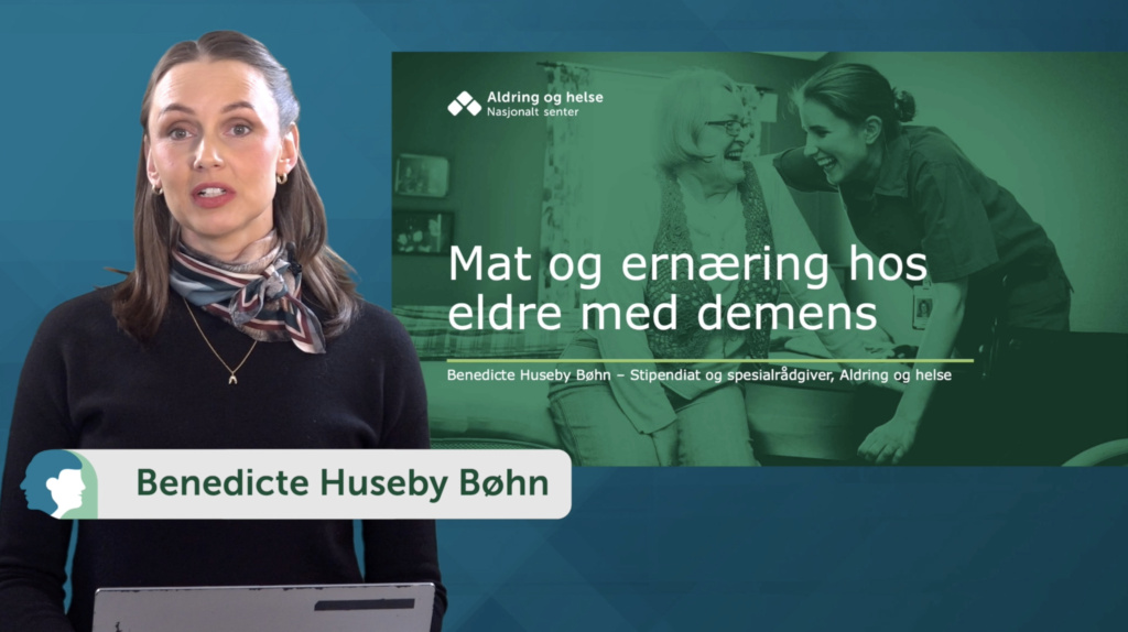 Benedicte Huseby Bøhn er månedens foredragsholder i Om aldring.